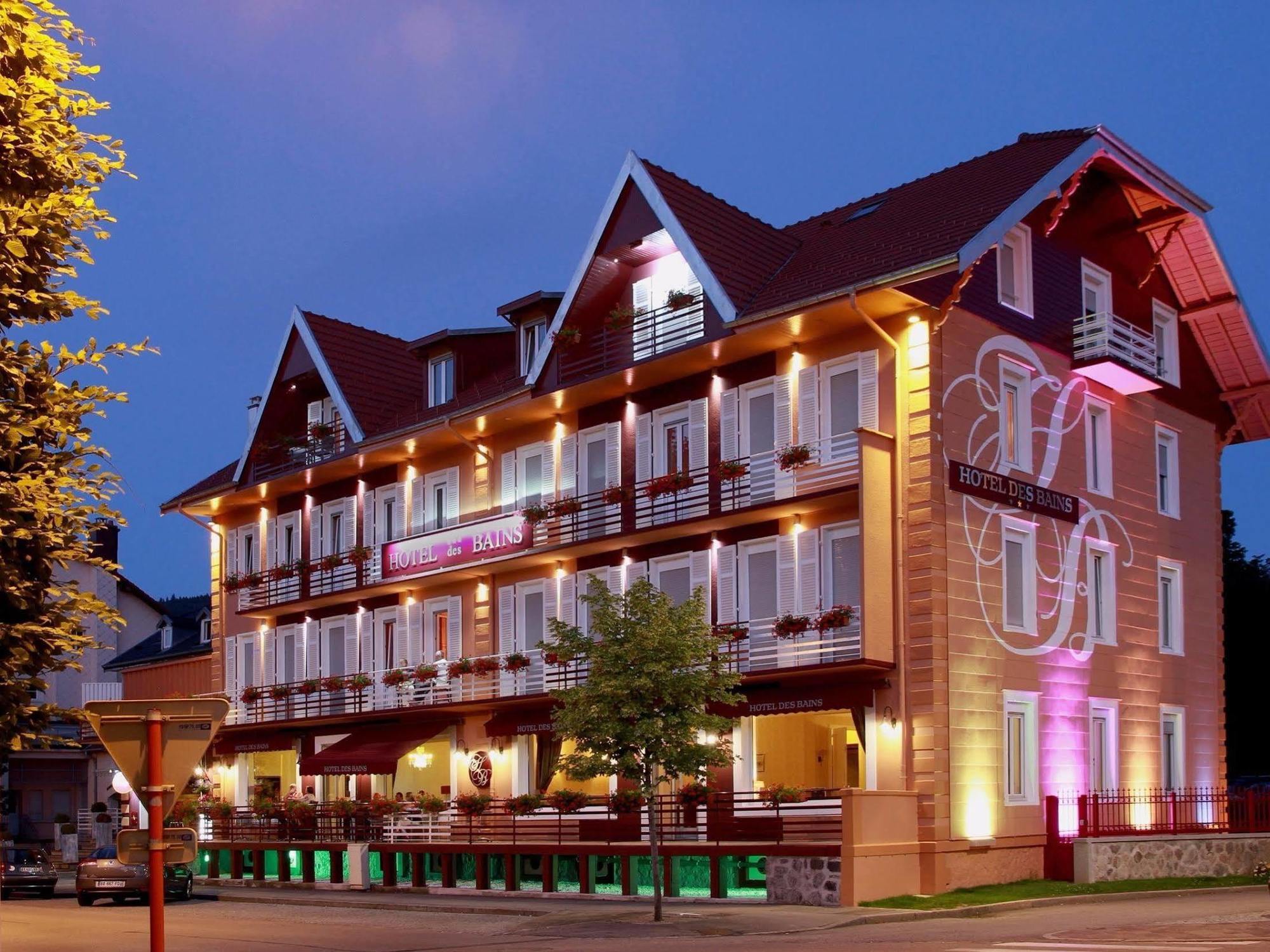 Logis Hotel Des Bains Gérardmer Exterior foto