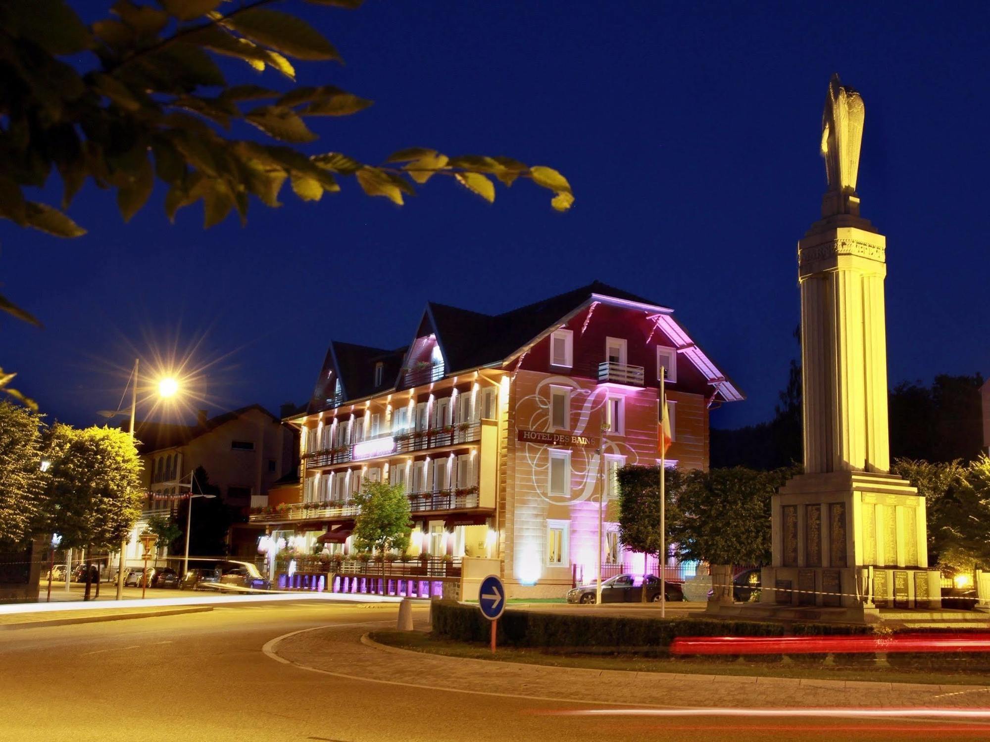 Logis Hotel Des Bains Gérardmer Exterior foto